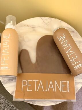 PETAJANE Essential Tanning Kit with Mist, Mousse and Mitt. New, sealed